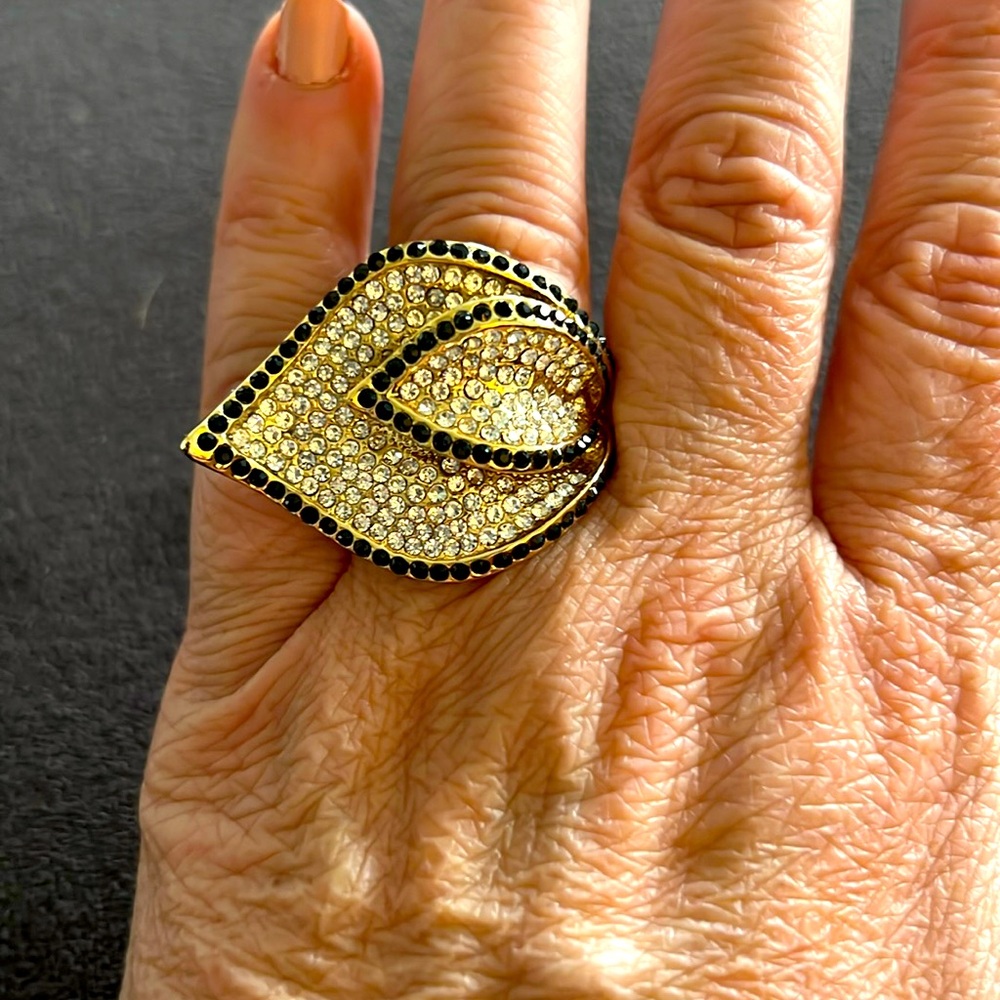Large Cocktail Ring - image 1